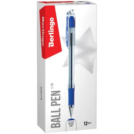 Ballic handle I-15, node 0.7 mm, blue ink, flu-8