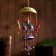 Interior suspension with bells "Elephants" 15x15x41 cm mix