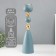 Summary metal per 1 candle "Blue lagoon" d = 5 cm gold 10x10x40.5 cm