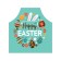 Apron of a kitchen with a photo print "Easter eggs", adjustable, size OS