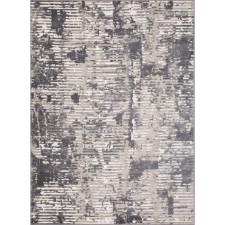 Rectangular carpet Merinos Atlantis, size 120x170 cm, Cream-Gray color