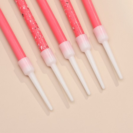Candles for the cake "Brilliant party", 6 pcs, pink-3