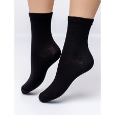 Teenage socks, size 16, black color
