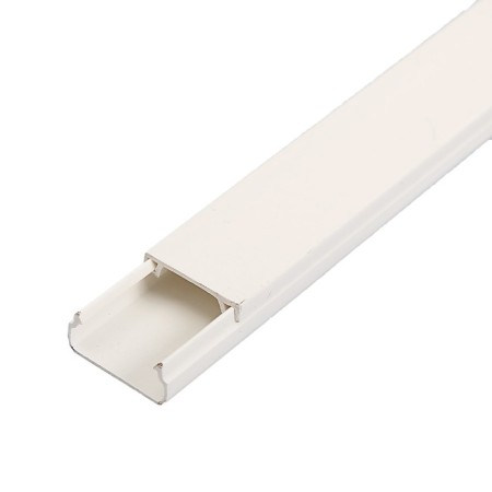 IEK ECOLINE, 20x10 mm, l = 2000 mm, plastic, white cable