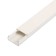 IEK ECOLINE, 20x10 mm, l = 2000 mm, plastic, white cable