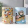 Piggy bank Metal Bank "Fun adventures" mix 7.5x7.5x10 cm