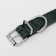 Collar leather two-layer 3 cm, Osh 35-47 cm, emerald