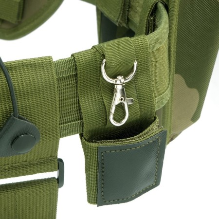 Tactical belt "Storm Tactic", with covers for hunting supplies, camouflage-5