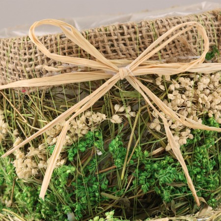 Kashpo, 23 x 20 x 13 cm, grass-1
