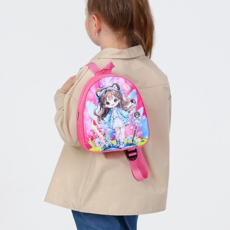Baby backpack on lightning, "chosen", pink color-5