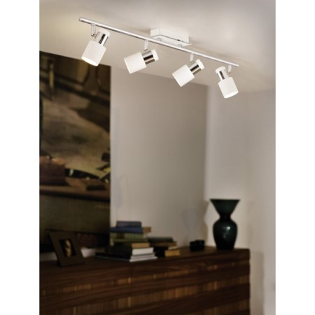 Davida lamp, 4x5W GU10, white color, chrome-1
