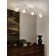 Davida lamp, 4x5W GU10, white color, chrome