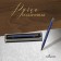 Gift, ball, automatic "style" in a plastic case, New, blue