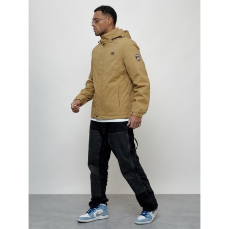 Sports male jacket, size 50, beige color-8