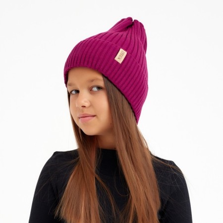 Children's hat minku with a lapel of Rr. 56-58, ts. Malin
