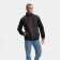 Windbreaker male, black color, size S