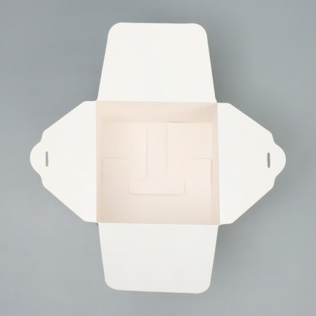 Folding box “Happy New Year!”, Christmas tree decorations, 12 x 12 x 12 cm, New Year-6