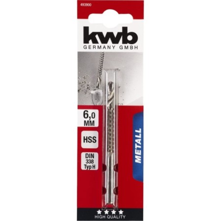 Kwb Titan Profi metal cutting drill, D = 6 mm-1