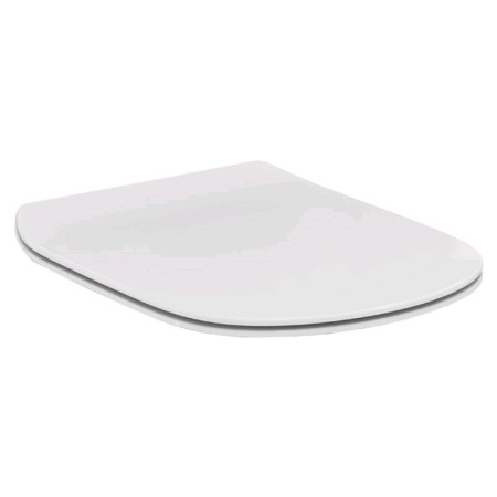 Sitting and Ideal Standard Tesi T352701 toilet cover, thin, with microlyff
