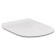 Sitting and Ideal Standard Tesi T352701 toilet cover, thin, with microlyff