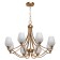 Palermo chandelier, size 93x285x93 cm, 480W 8xe27 IP 20