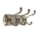 Tundra tundra tundra, metal, three -hill, bronze color