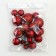 Set for decoration "beads", set 20 pcs, red color