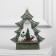 LED figure "Christmas tree with snowmen" 23 × 29 × 9.5 cm, plastic, AAX3 batteries (not in the kit), USB, glow warm white