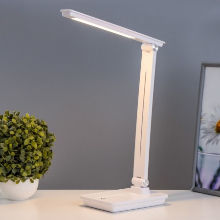 Ansel table lamp LED 8W AKB USB white 28x16.5x38 cm Risalux-1