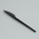 Disposable knife "black" 16.5 cm
