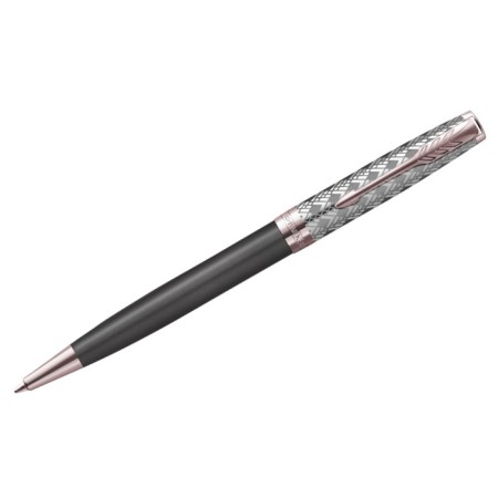 Ballpoint pen Parker Sonnet Premium Metal & Grey PGT, 1.0mm, Chern, Data/UP 2119791