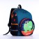 Baby backpack on lightning, 3 outer pockets, green color
