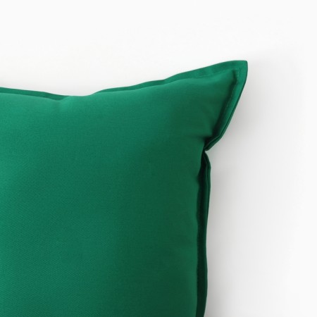 Ethel pillow, 45x45+1 cm, emerald, 100% cotton-1