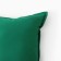 Ethel pillow, 45x45+1 cm, emerald, 100% cotton