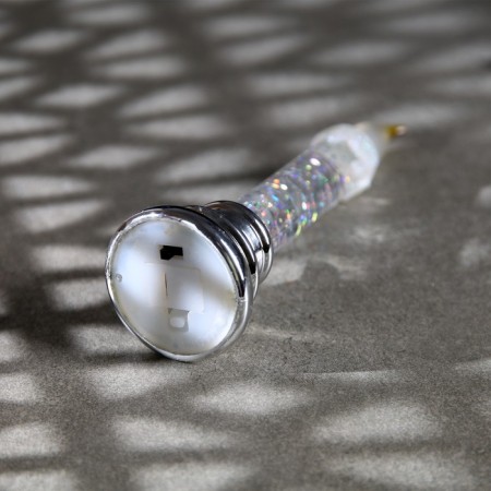 LED figure “Silver Wind” 5 × 17 × 5 cm, plastic, sparkles, batteries AG10x3, glow RGB-2