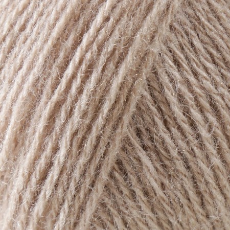 Yarn "Angora Gold" 20%wool, 80%acrylic 550m/100g (543 coffee with milk)-3