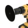 Velcro nozzle for drill and ushm tundra, thin aluminum disk, M14, with an adapter, 100 mm