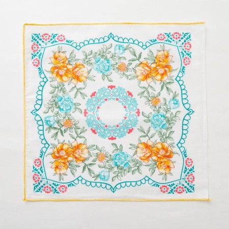 Sanding Women's Ethel "Flower Pattern" 30*30 cm, (set 12 pcs), Fig. Mix, 100% cotton-5