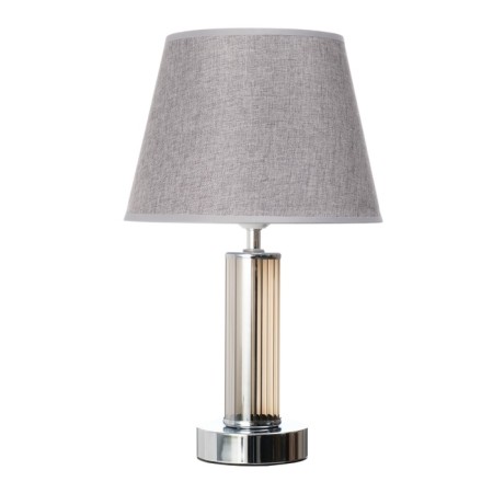 Table lamp "Arabesque" 1x40W E27 Chrome/gray 22x22x36cm-5