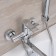Bath mixer "RMS" SL130-006EK, spout 350 mm, shower set, brass, chrome