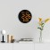 Electronic wall clock, alarm clock, calendar, thermometer, hygrometer, 1 aaa, d-25 cm