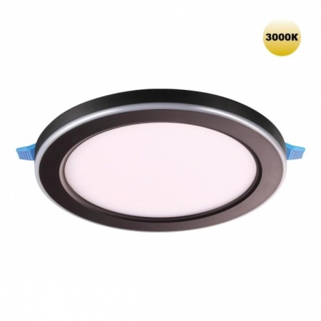 Luminer built -in LED NovOCH. Span, 12W, LED, 30x170x170 mm, black color