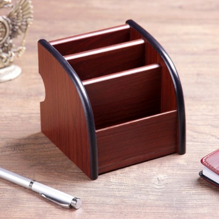 Organizer 3 sections, Series Zebrano with Kant Dark, 11*13cm-1