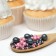 Sprinking confectionery "pearls", blown up rice grains, pink-black No. 183, 50 g
