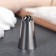 Confectionery nozzle "Closed rose", d = 2.3 cm, exit 0.9 cm, stainless steel