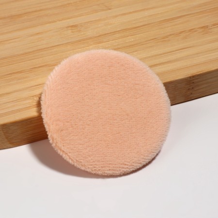 Makeup down jacket, with a holder, d = 6 cm, beige color