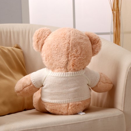 Soft toy "Bear", in a white sweater, 50 cm-5