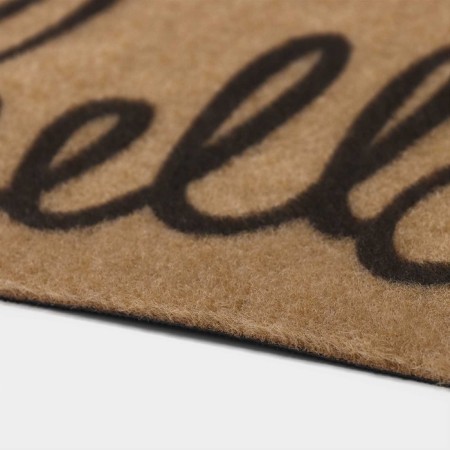 Rug -shaped shallow Hello, without edging, 40 × 60 cm, beige color-4