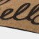 Rug -shaped shallow Hello, without edging, 40 × 60 cm, beige color