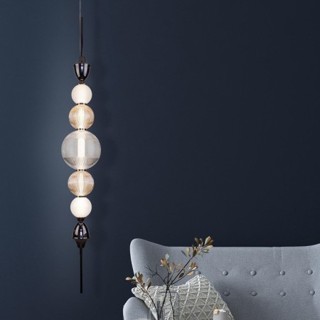 Suspended LED lamp EUPHORIA, SMD, 20x20x135 cm-1